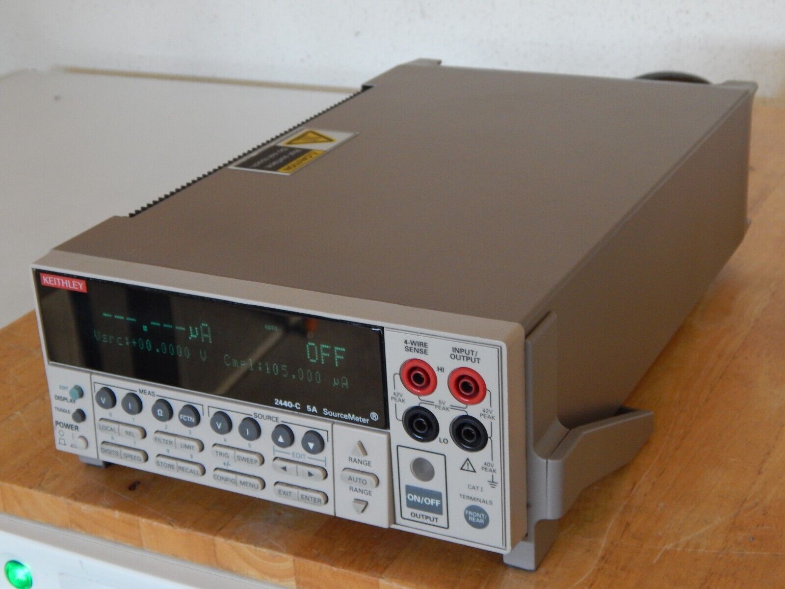 KEITHLEY 2440-C Source/meter, 40V, 5A, 50w w/NIST cal KEITHLEY 2440-C Source/meter, 40V, 5A, 50w w/NIST cal